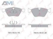 Колодки тормозные передние LYNX для BMW 5 серия (F10) 2011-2013 BD-1434
