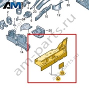 Лонжерон Volkswagen id-Buzz 2023-2024 1N3813109