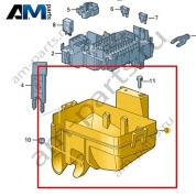 Корпус центральный блока электрооборудования Volkswagen id3 2020-2024 1EA907361A