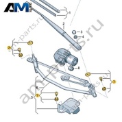 Комплект элементов крепления Volkswagen id3 2020-2024 10A998754