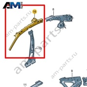 Боковина (внутренняя часть) Volkswagen Jetta VII 2020-2024 17A810422A