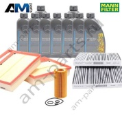 Комплект фильтров MANN с маслом 5W40 229.5 для ТО-1 Mercedes S600