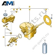 Усилитель тормозов (электромеханический) VAG 1EB614105S