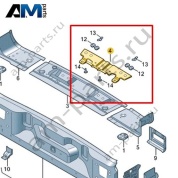 Пластина Volkswagen id-Buzz 2023-2024 1T3813323
