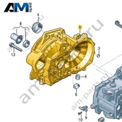 Картер сцепления VAG 0A4301107AH