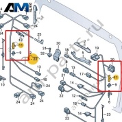 Фиксатор VAG 1K6971848