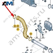 Напорный шланг Audi A8 (D4) 2014-2017 4H0145738AA
