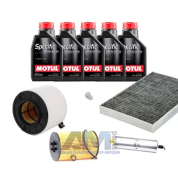 Комплект для ТО-2/4 для Audi A5 2.0TDI (2017-2021) с маслом Motul 5W30