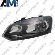 Фара галогеновая левая (H4) на Поло Седан (рестайлинг) 6RU941015