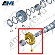 Свободно вращающаяся шестерня VAG 086311361H