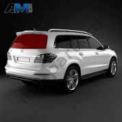 Стекло заднее на Mercedes GLS 2015-2019 A1667400657