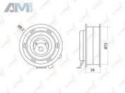 Натяжной ролик ремня ГРМ PB1006 (LYNXauto) для автомобилей VAG