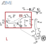 Рычаг передний левый A4633306901 для Mercedes G-class W463