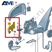 Фонарь указателя поворота слева Volkswagen id-Buzz 2023-2024 1T3949101