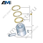 Комплект поршневых колец VAG 04L198151B