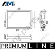 Теплообменник MAHLE/KNECHT AH37000P для BMW 7 серия (G11/G12 LCI) 2019-2022 730d (B57P)