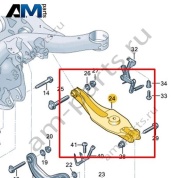 Поперечный рычаг Volkswagen id-Buzz 2023-2024 1N3505311D