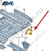 Фиксатор Audi Q7 (4M) 2016-2024 4M0802747A