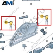 Подъемный механизм с газовыми упорами Volkswagen AMAROK 2013-2016 2H1419955