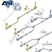 Жгут проводов датчика частоты вращения Volkswagen AMAROK 2013-2016 2H0927904G