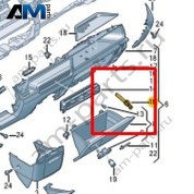 Тормозной элемент Volkswagen id-Buzz 2023-2024 1T5858309