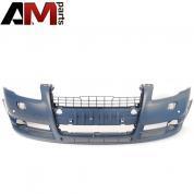 Бампер передний с омывателем фар и парктроником Ауди А4 (В7) 8E0807105CGRU