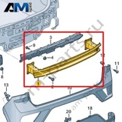 Кронштейн бампера Volkswagen T-Roc 2018-2024 2GA807305A