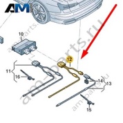 Провод датчика открывания двери багажного отсека Audi A6 (C8) 2019-2024 4K1962239