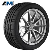 Литой диск задний AMG R18 титаново-серый Mercedes C-class W205 A20540158007X21
