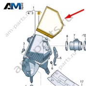 Воздушный фильтр Audi Q5 III 2.0TDI 8MA133844A