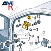 Петля передней двери верхняя правая VAG 7N0831402A Skoda 2019-2026