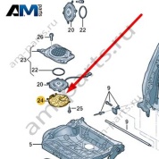 Накладка Audi A7 (4G) 2015-2018 4G8881367A