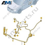 Жгут проводов двери Volkswagen Jetta VII 2020-2024 17A971693F
