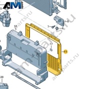 Воздуховод Volkswagen id3 2020-2024 1EA121281C