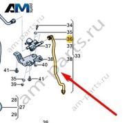 Вентиляционный патрубок Audi Q7 (4M) 2016-2024 4M0201183E