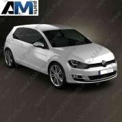 Стекло двери переднее правое Golf 7 5G4845202B