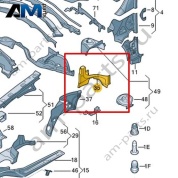 Замыкающая панель VAG 1K0805029C