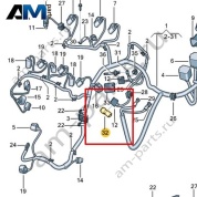 Теплоизоляционный мат VAG 1K0971461J