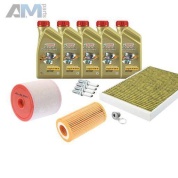 Комплект неоригинальных фильтров и моторное масло LL3 5W30 504/507 для ТО-2/4 Audi Q5 2020-2025 40TFSI