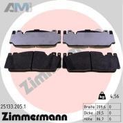 Передние тормозные колодки M Carbon (25133.205.1) ZIMMERMANN на BMW 5 серии (F10) M5