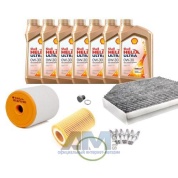 Комплект фильтров для ТО-2/4 Audi A6 (C7) 3.0TFSI с маслом Shell 0W30