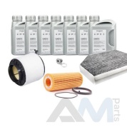 Оригинальный комплект ТО-1/3 для Ауди А4 (В8) рестайлинг 3.0TFSI (272 л.с.) VAG LL 3 (допуск 504/507)