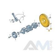 Маховик 05E105266E Volkswagen Caddy (2021-2023) 1.6SRE(110/90л.с.)