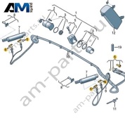 Комплект уплотнений Volkswagen T-Roc Cabrio 2020-2024 2GC898755