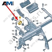 Вспененная подкладка Audi Q7 (4M) 2016-2024 4M0857870