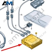 Блок управления информационной электронной системы MMI 3G+ Audi A8 (D4) 2014-2017 4H1035779
