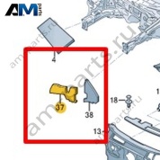 Шумоизоляция водоотводного короба Volkswagen T-Roc Cross 2019-2024 2GM864759A