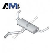 Задний глушитель 18308509291 на BMW X6 (E71) 30dX N57