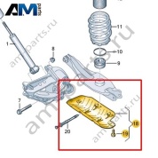 Антигравийная защита Volkswagen id-Buzz 2023-2024 1N3501731A