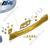 Светодиодный задний левый фонарь Volkswagen Taigo 2022-2024 2G7945093
